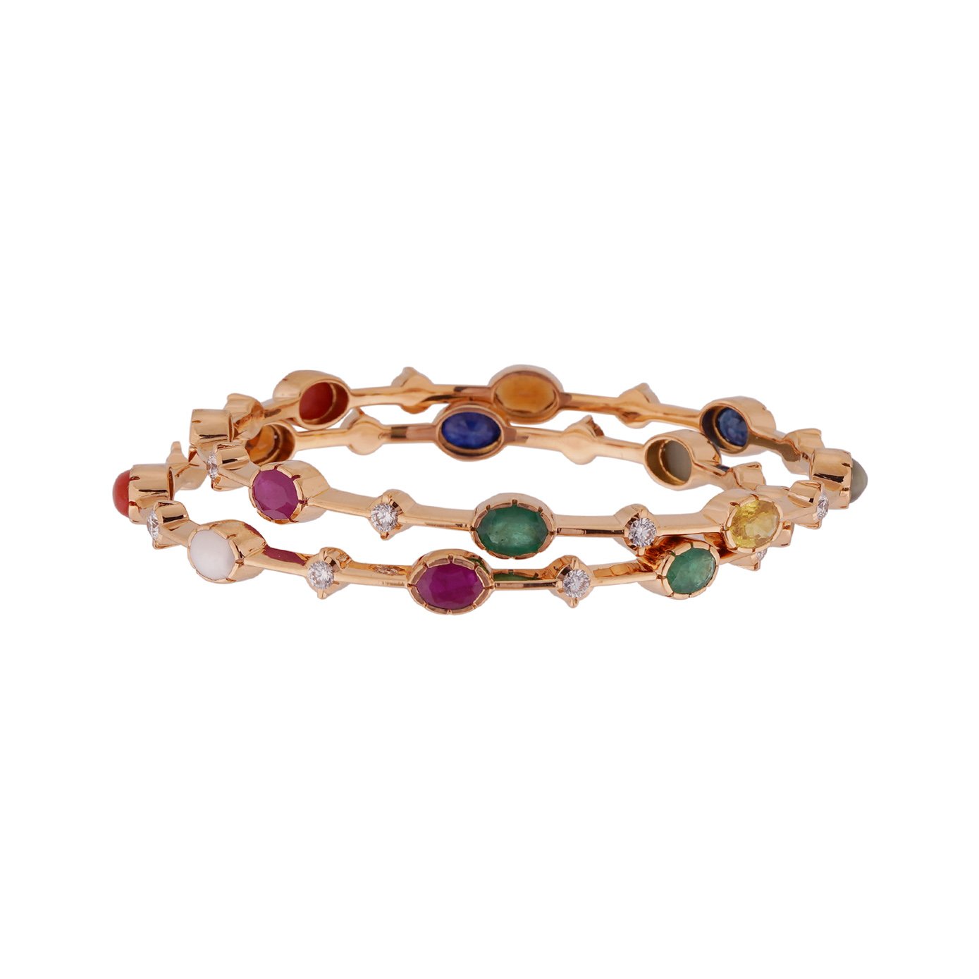 Diamond Navarathna Bangle