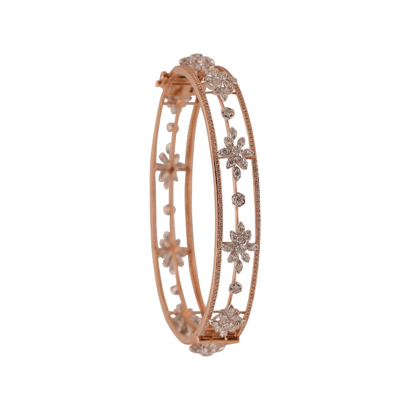 Diamond Bangle Open set 18kt