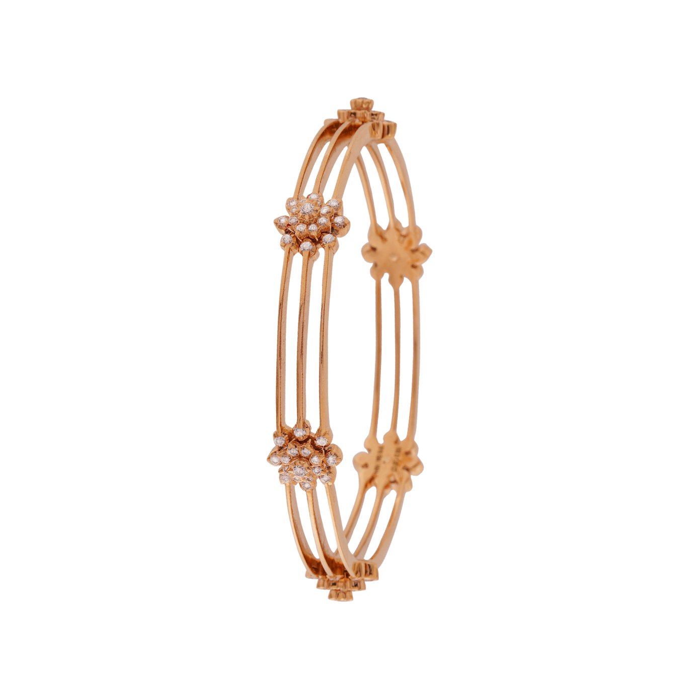 Diamond Bangle Close set 18kt