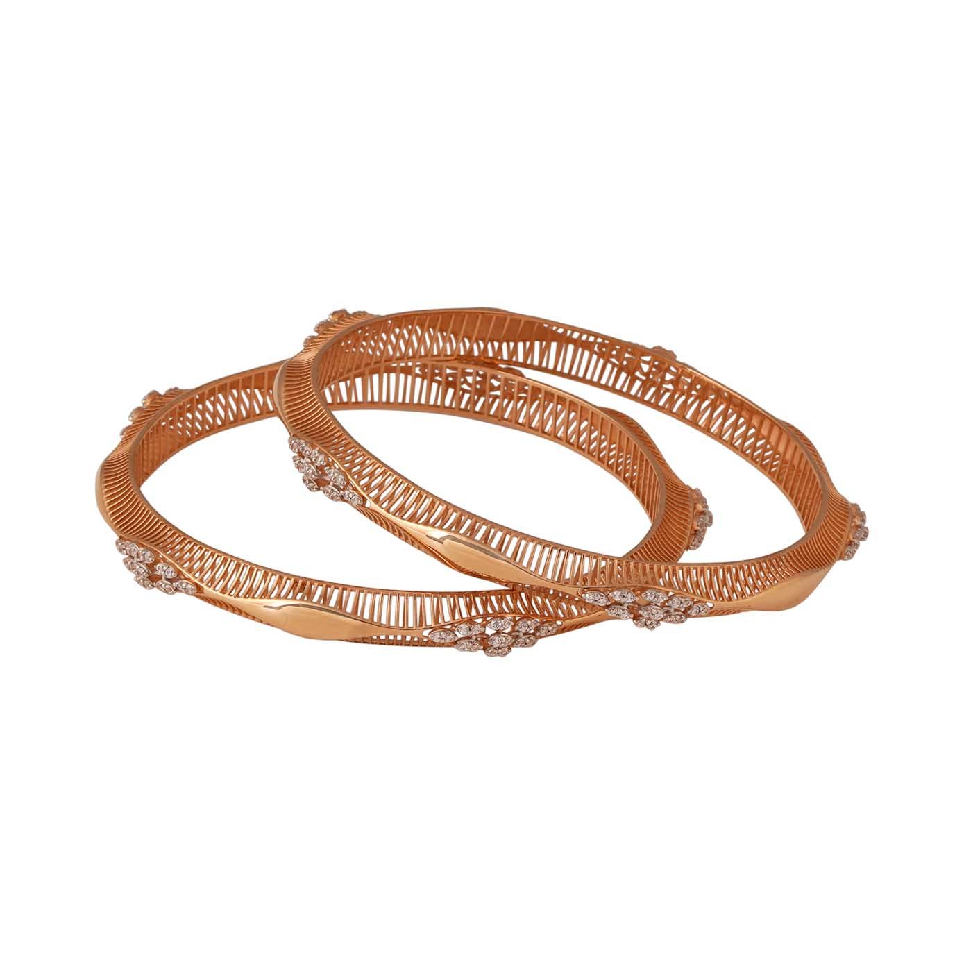 18kt Rose Gold Bangles
