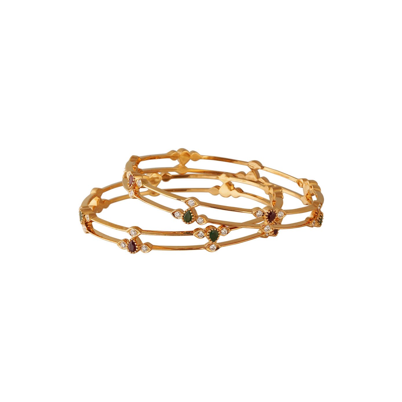 Diamond Bangle Close setting 22kt