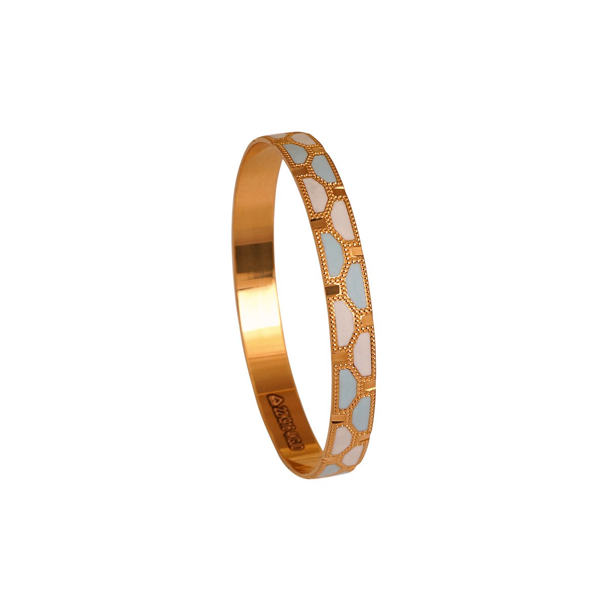 Laser Cut Enamel Baby Bangle