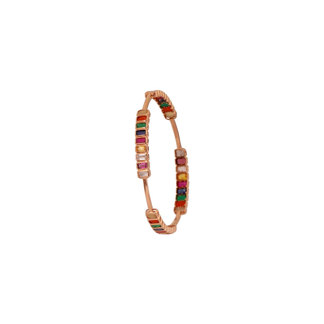 Navarathna 18kt Bangle