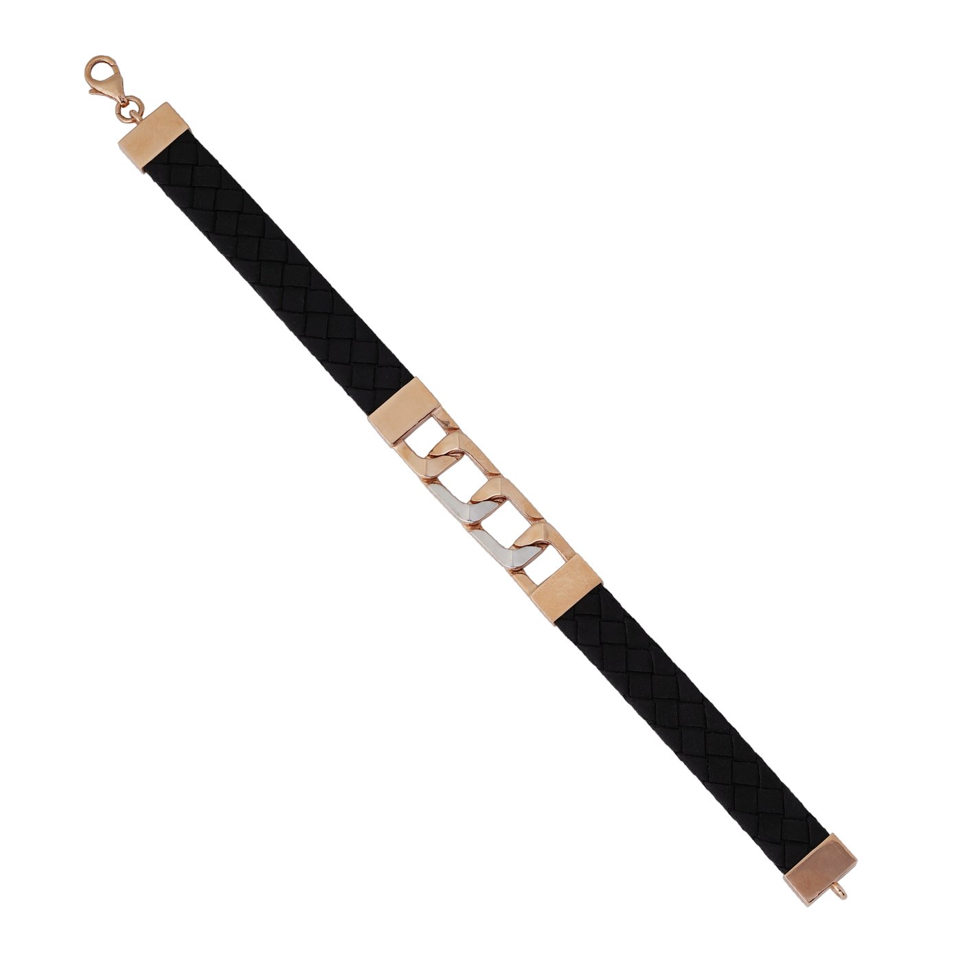 18 kt Rose Gold Plain Bracelet