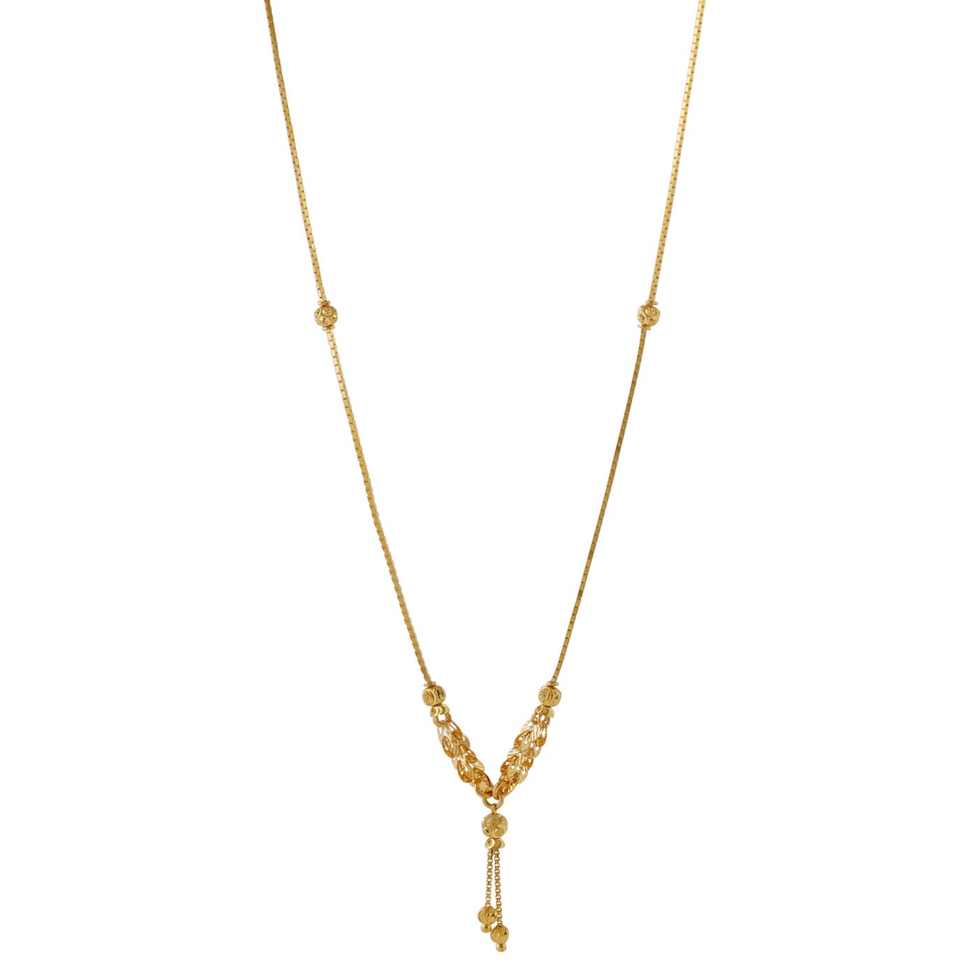 fancy DC ball necklace