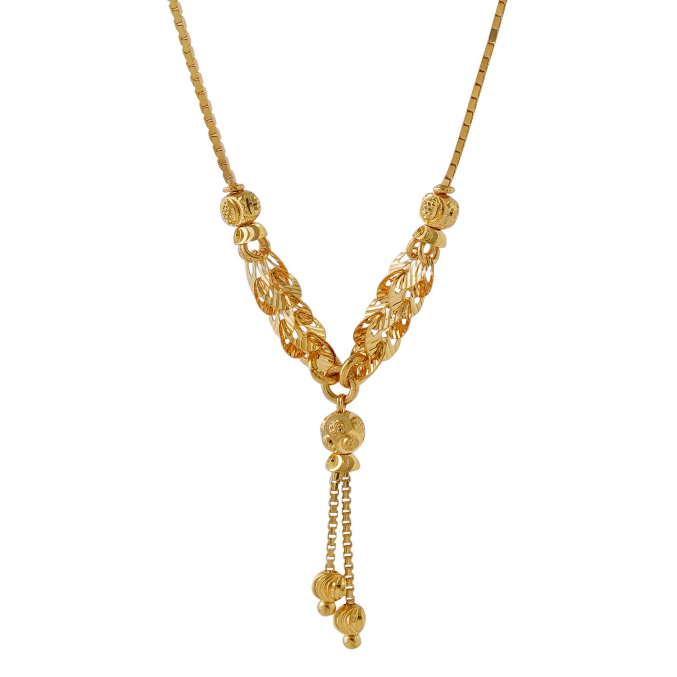 fancy DC ball necklace