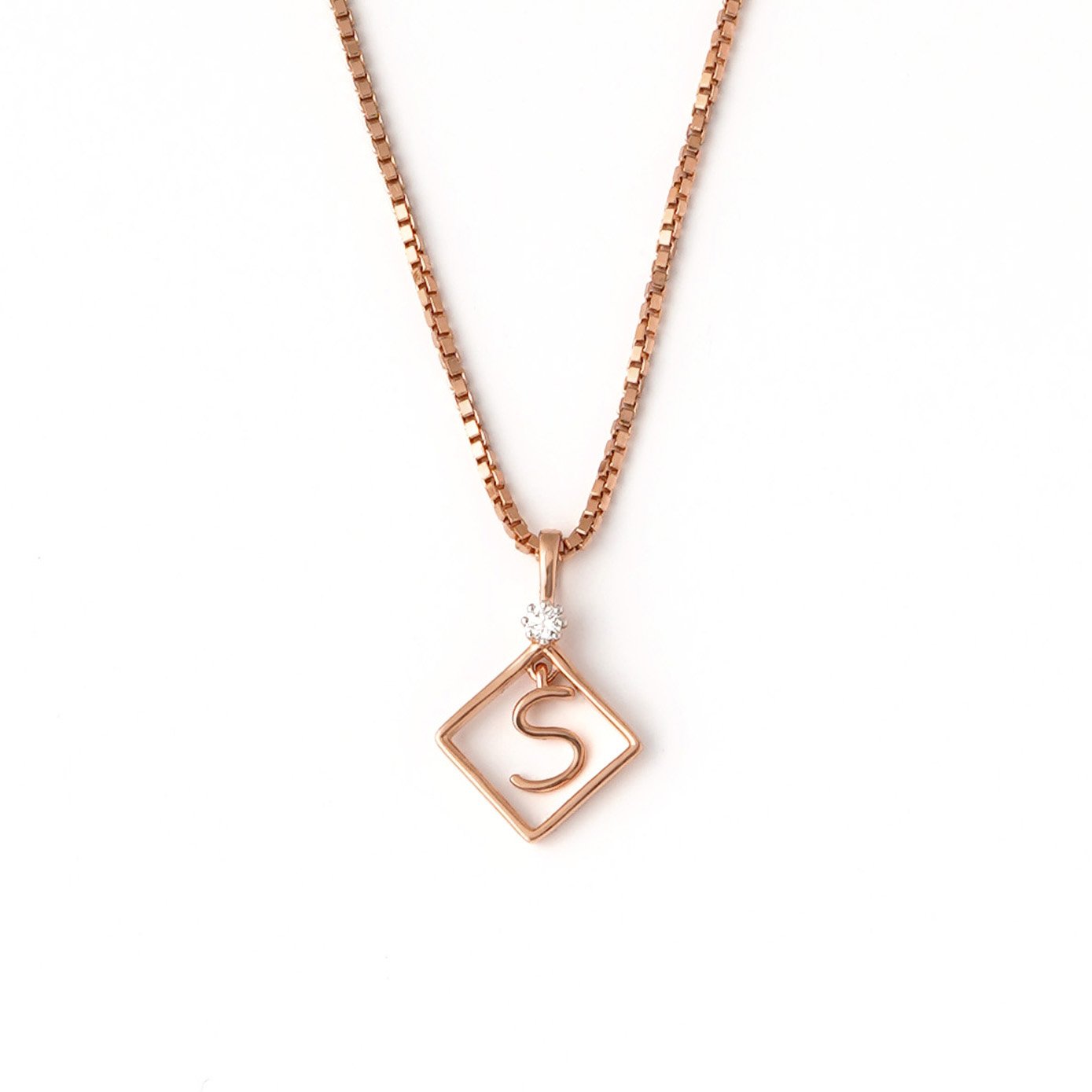 18kt Rose gold chain - s