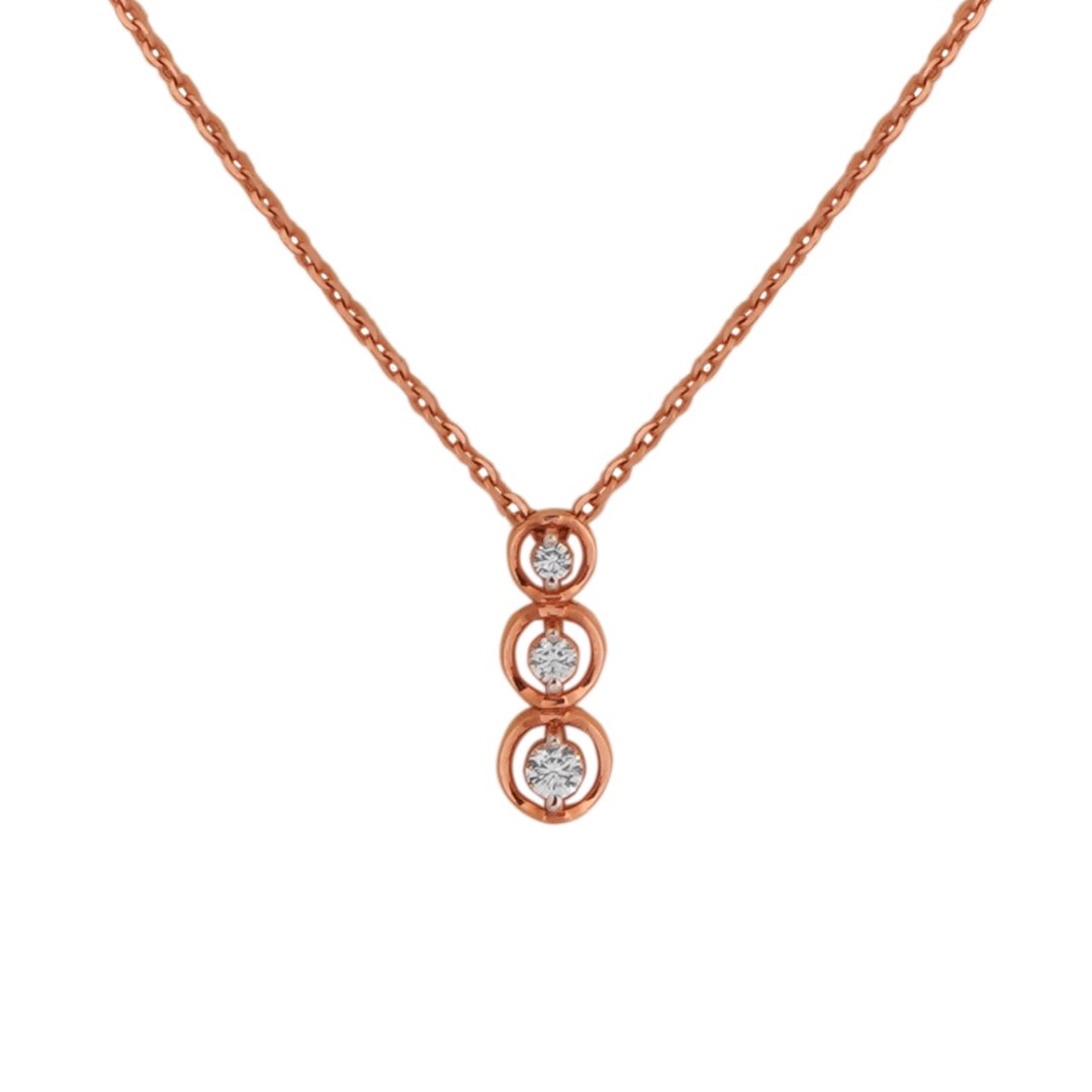 18kt Rose gold pendant Chain