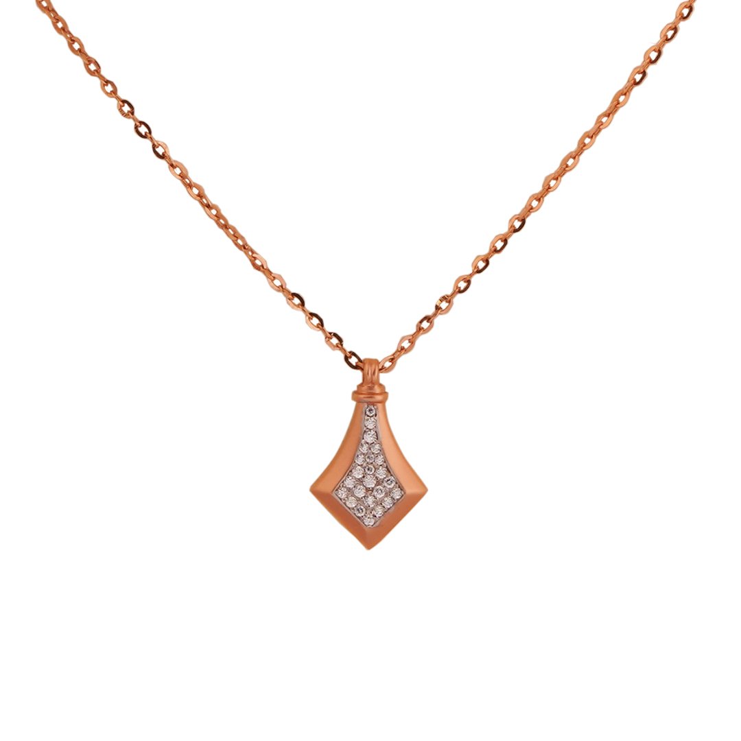 18kt rose gold pendant chain
