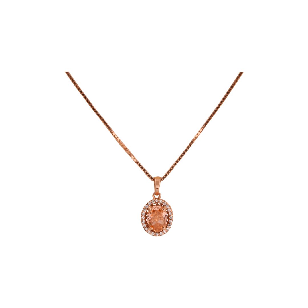 18kt rose gold pendant chain