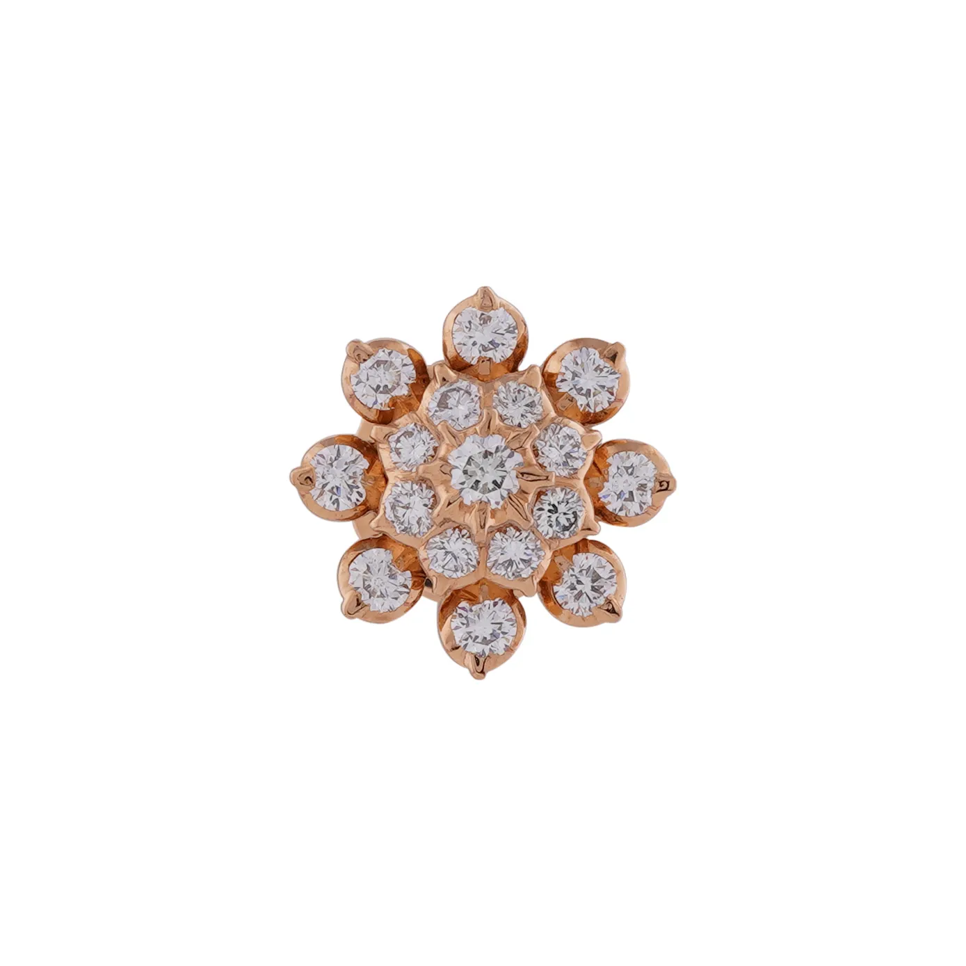 Alari - Floral Diamond Stud