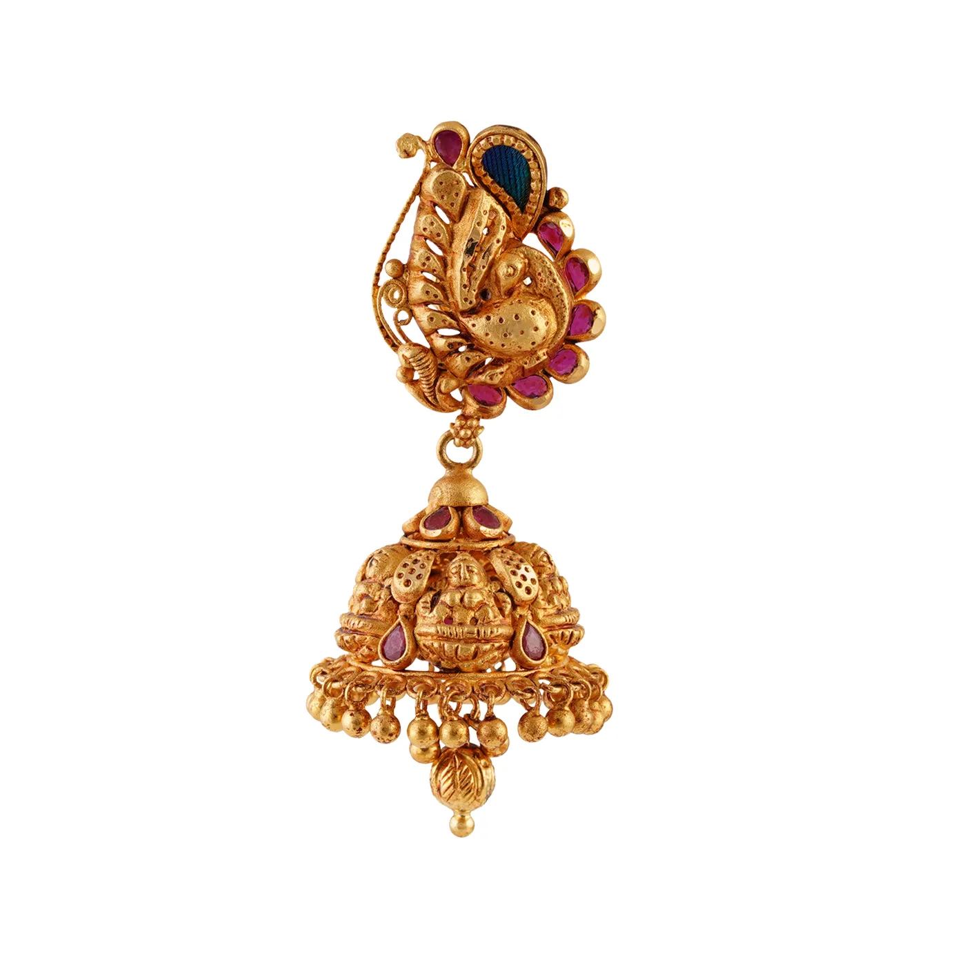Sikandi - Traditional Peacock Jhumka