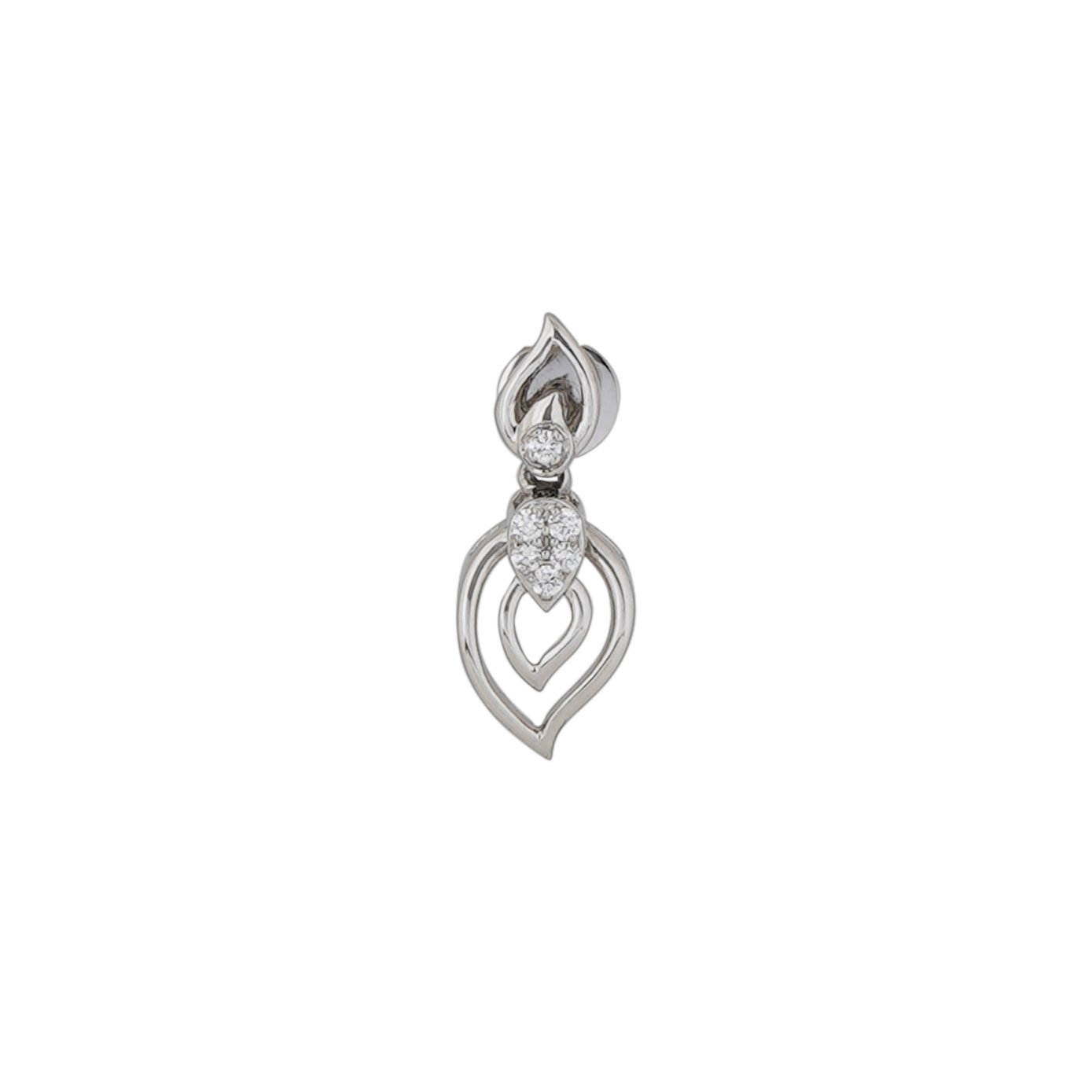 Platinum Diamond Earring