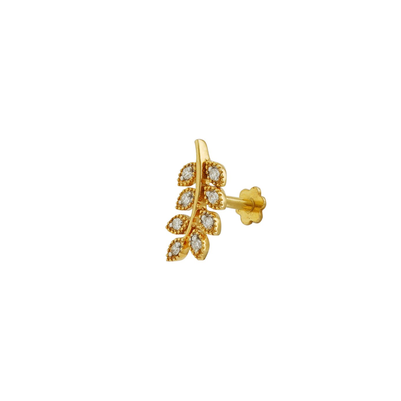 Diamond Earring Openset 18kt