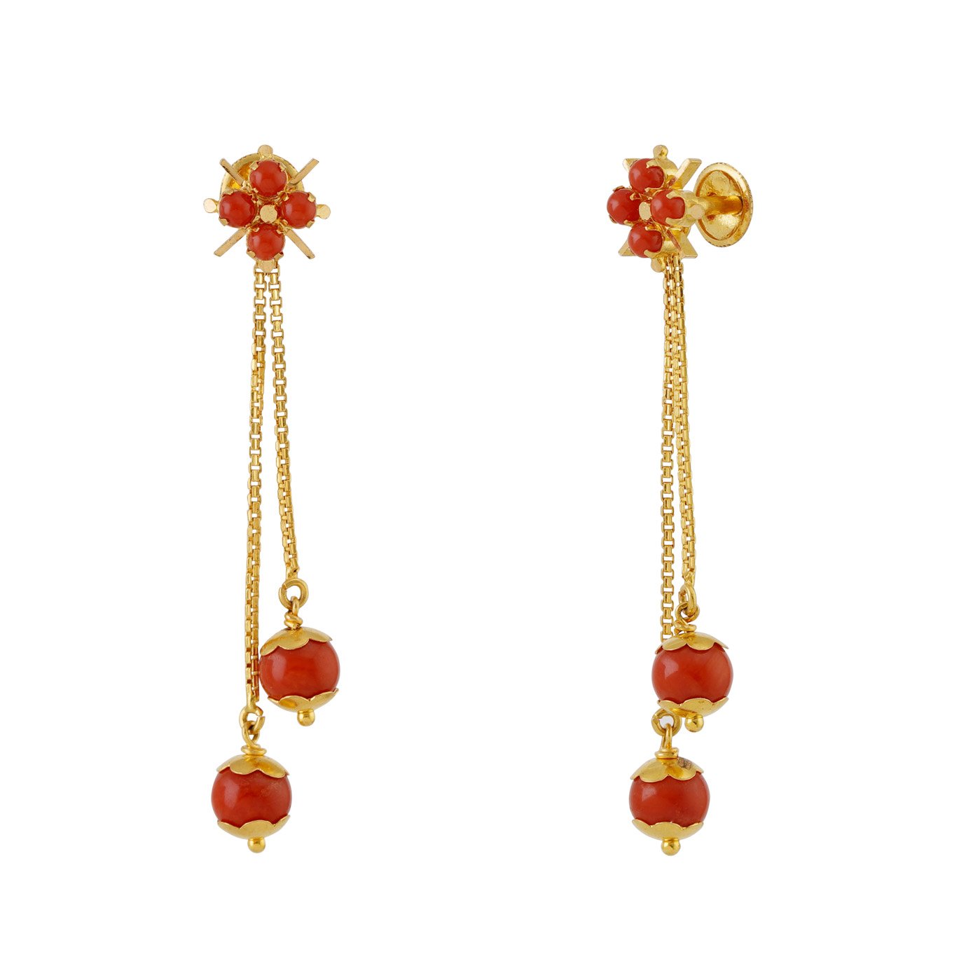 Coral Open Stud & Drops