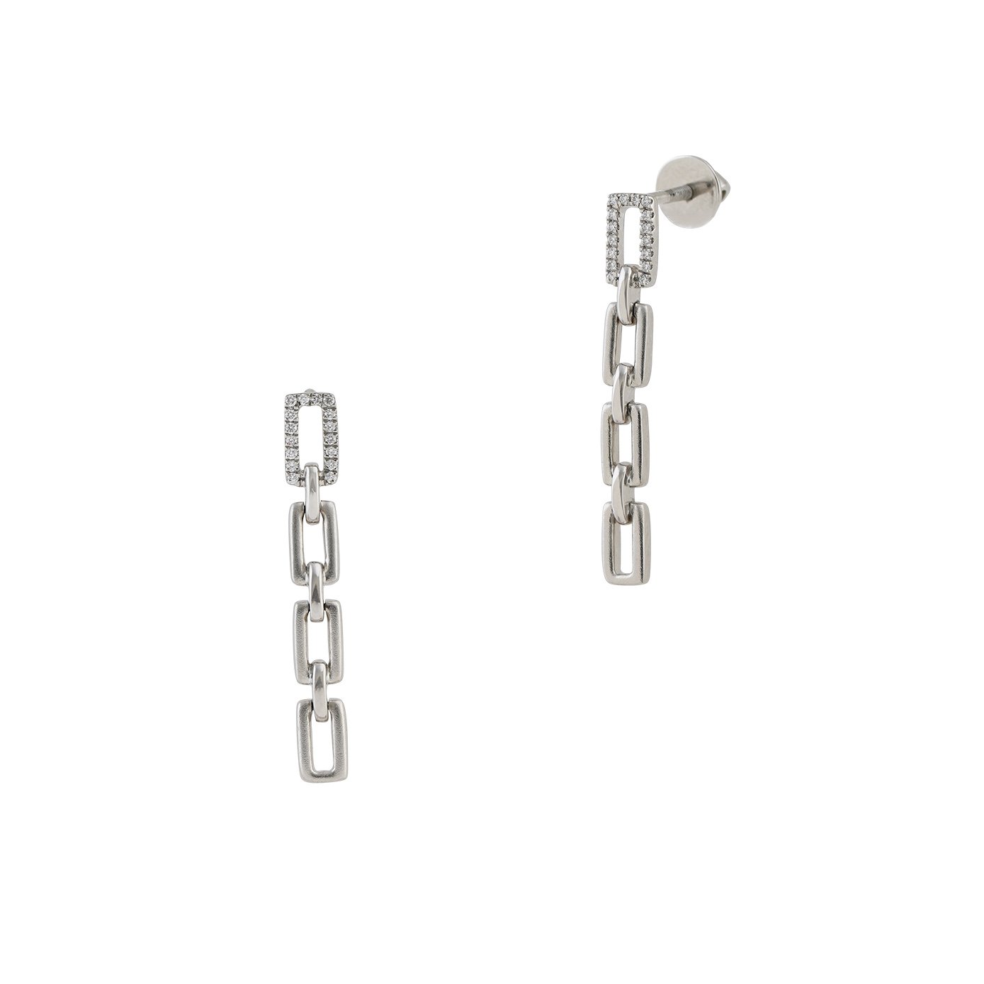 Platinum Diamond Earring