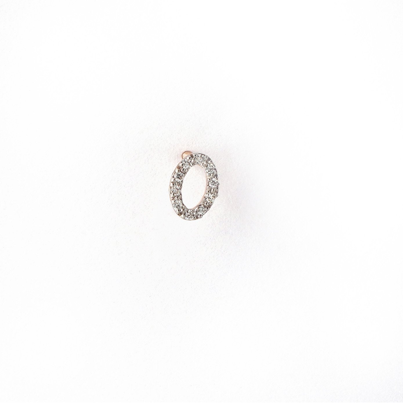 Diamond Earring Openset 18k