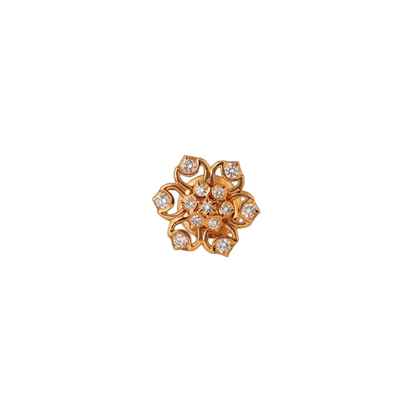 Diamond Earring Close setting 22kt