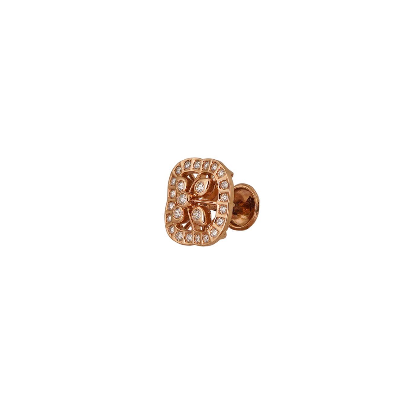 Diamond Earring Openset 18kt
