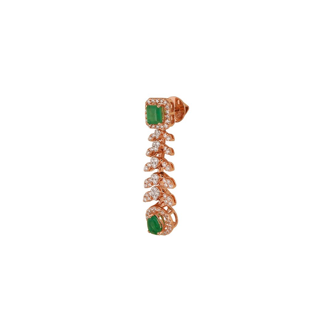 Diamond Earring Open Setting 18kt