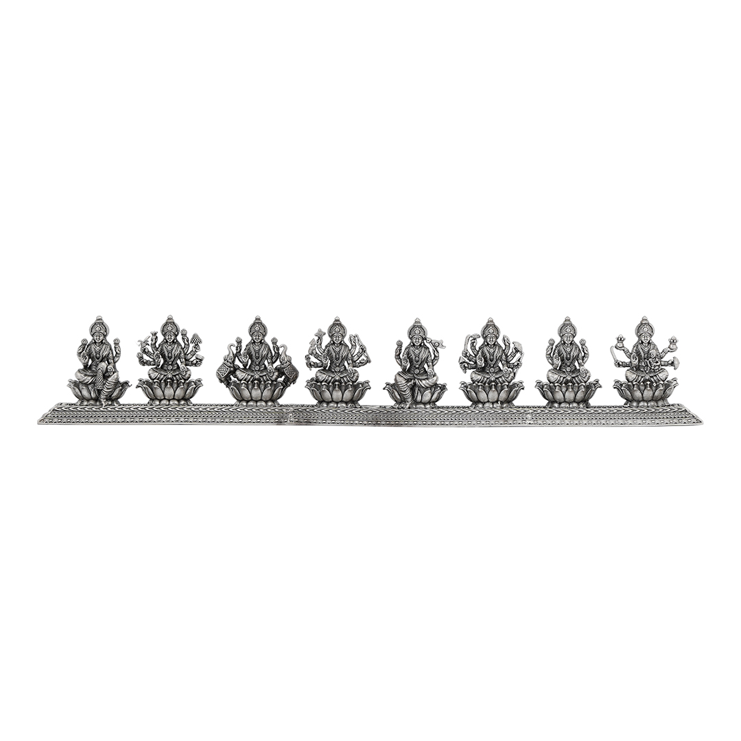 Silver Ashtalakshmi 2D Idol Panel