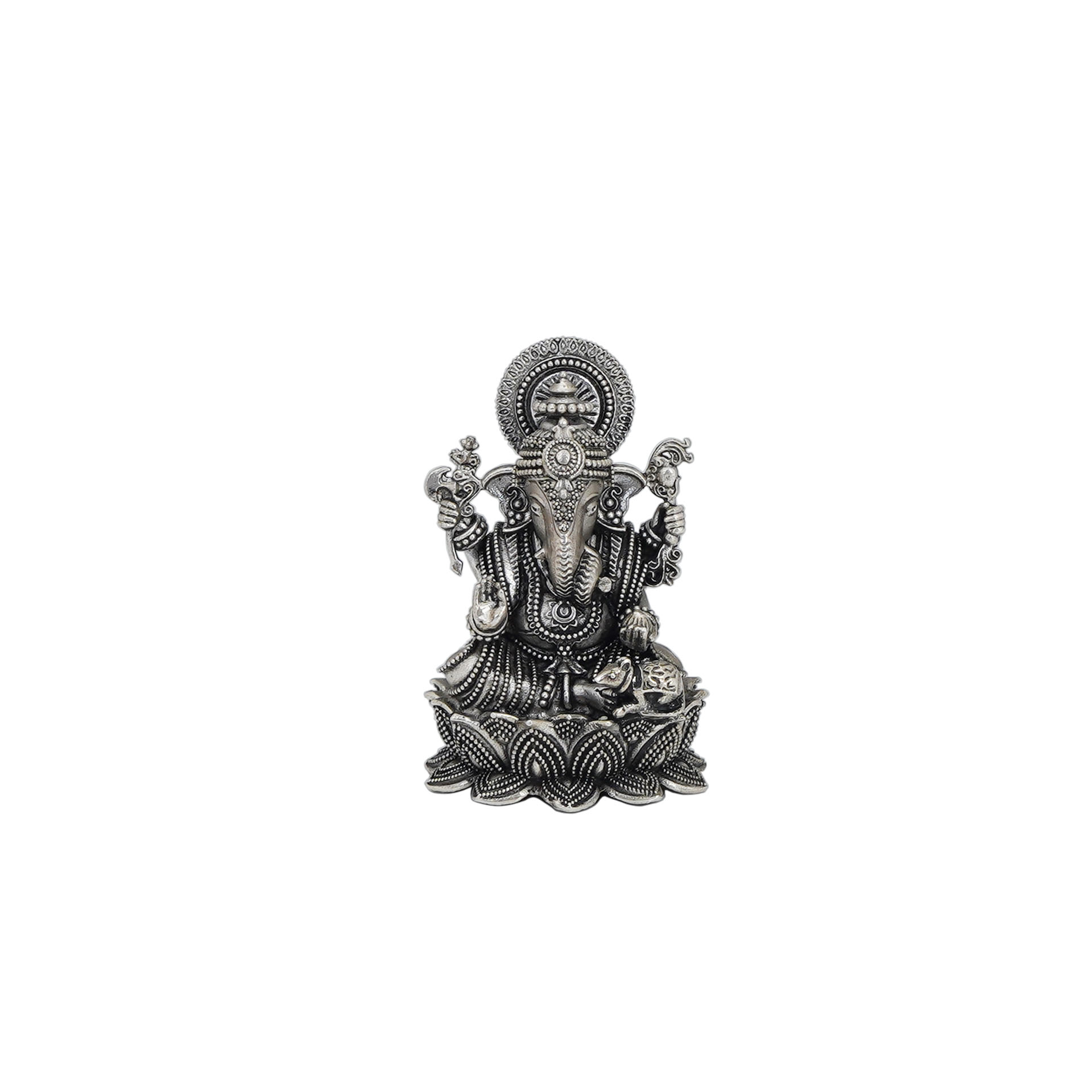 Antique Ganesha 3 D Idol