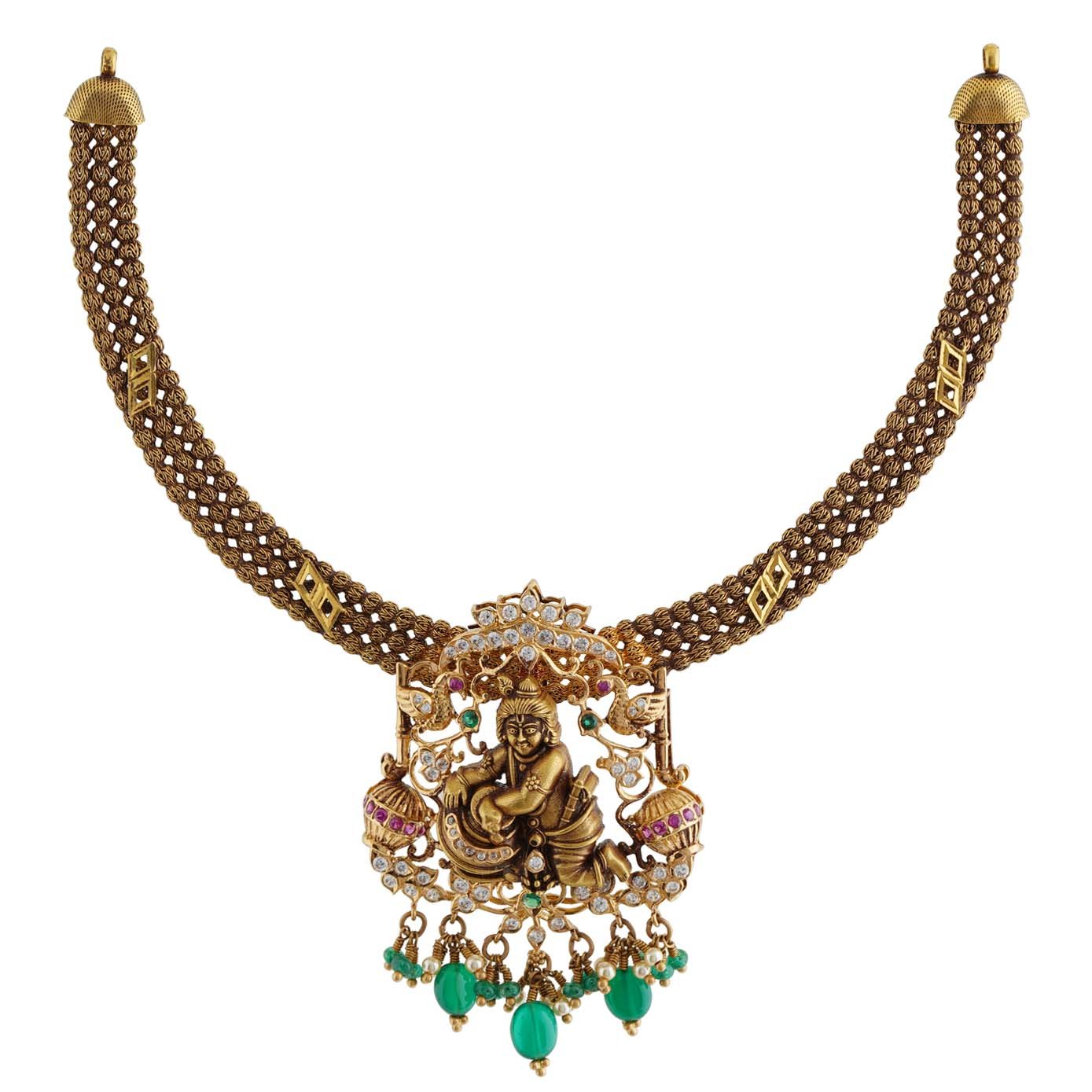 Antique Stone Necklace