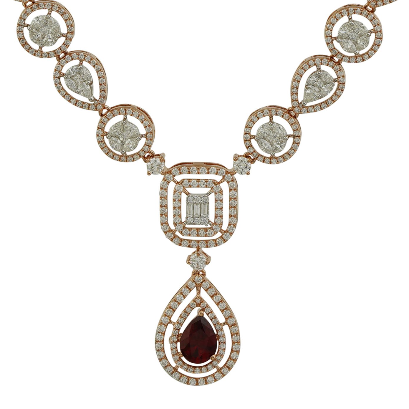 Diamond Necklace Openset 18kt
