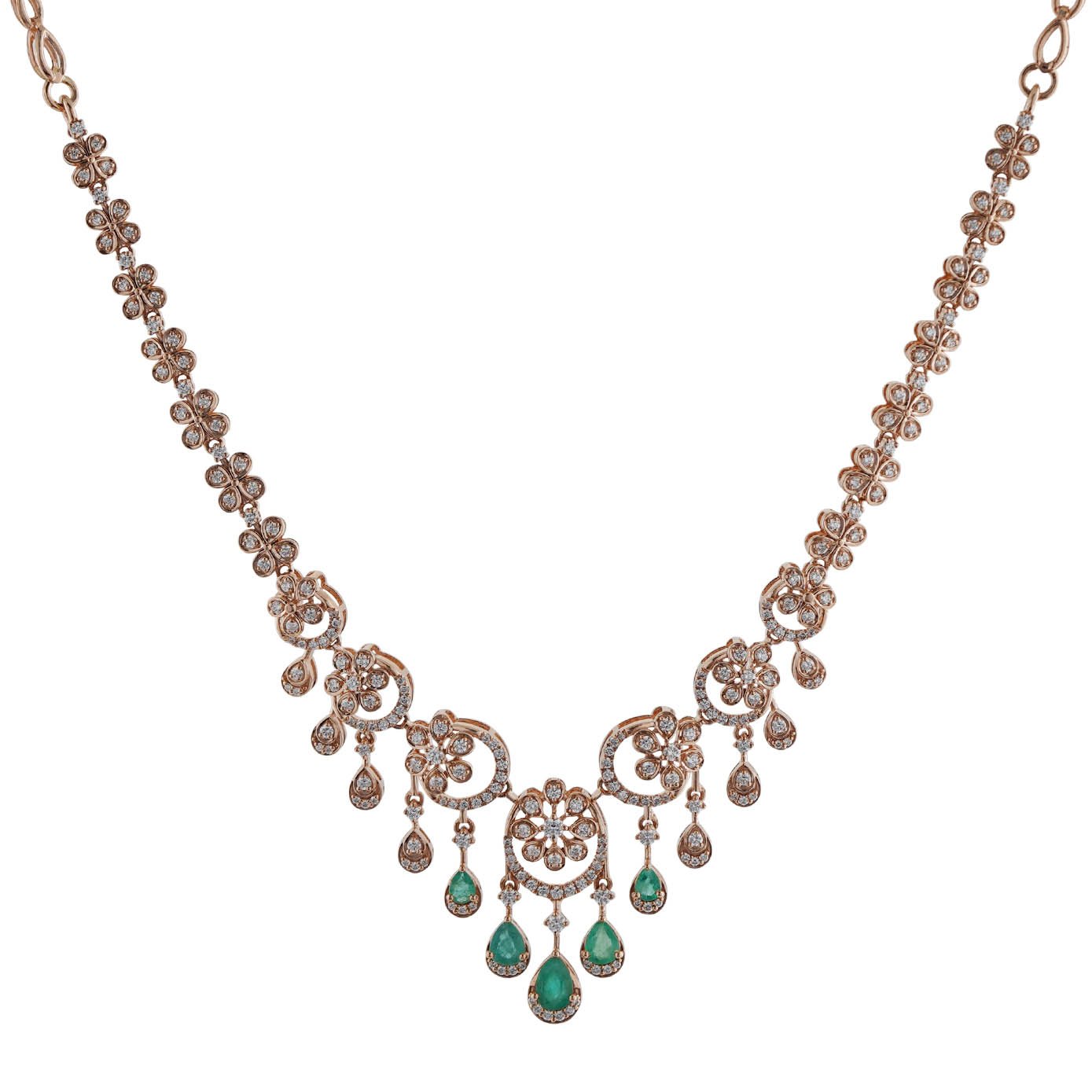 Diamond Necklace Openset 18kt Diamond Necklace Openset 18kt