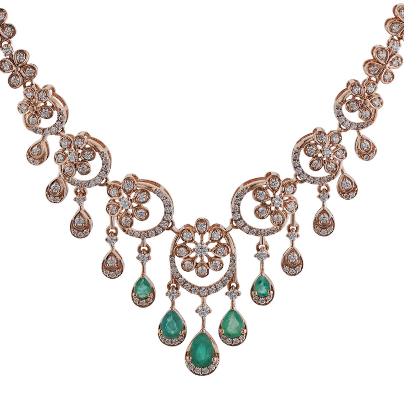 Diamond Necklace Openset 18kt