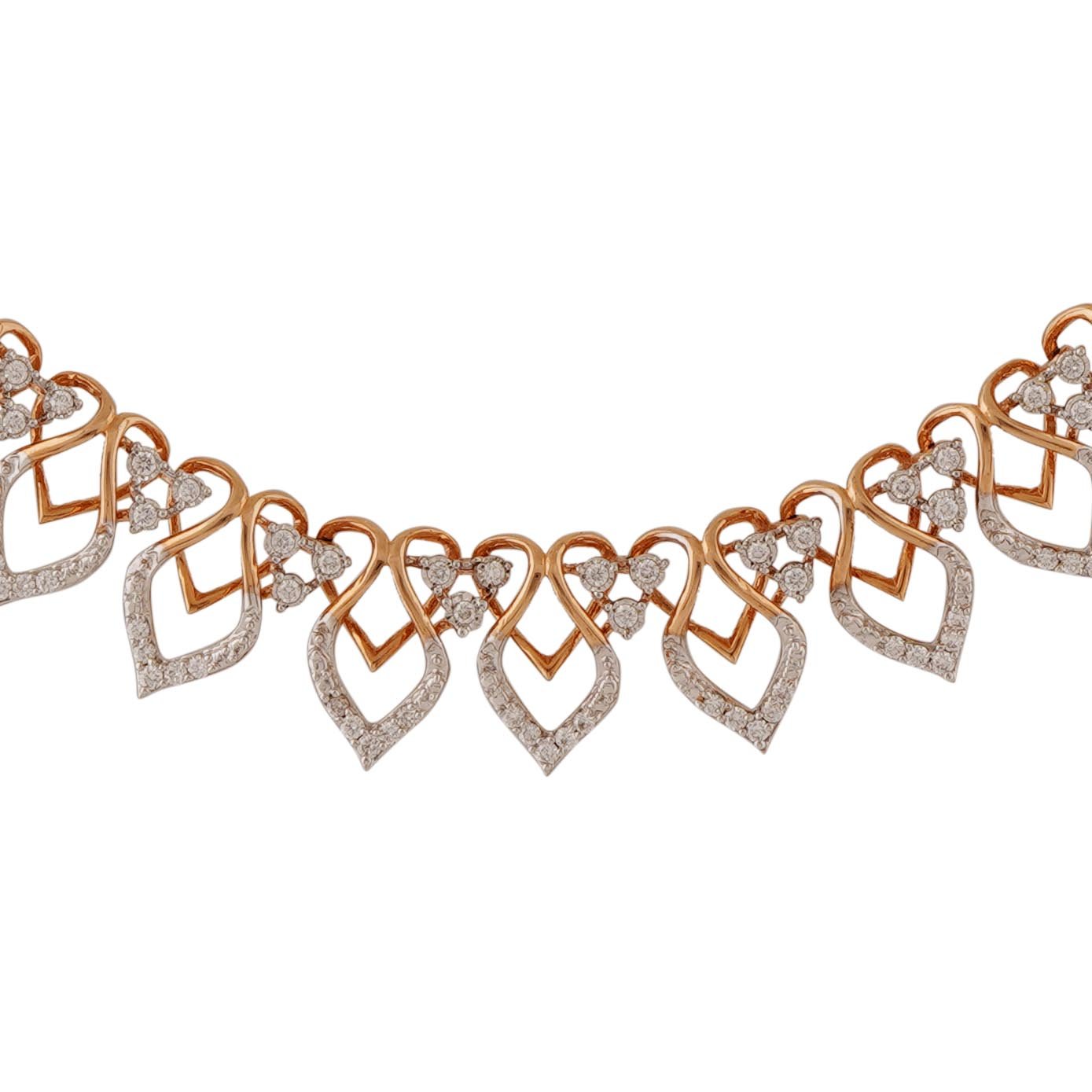 Diamond Necklace Openset 18kt