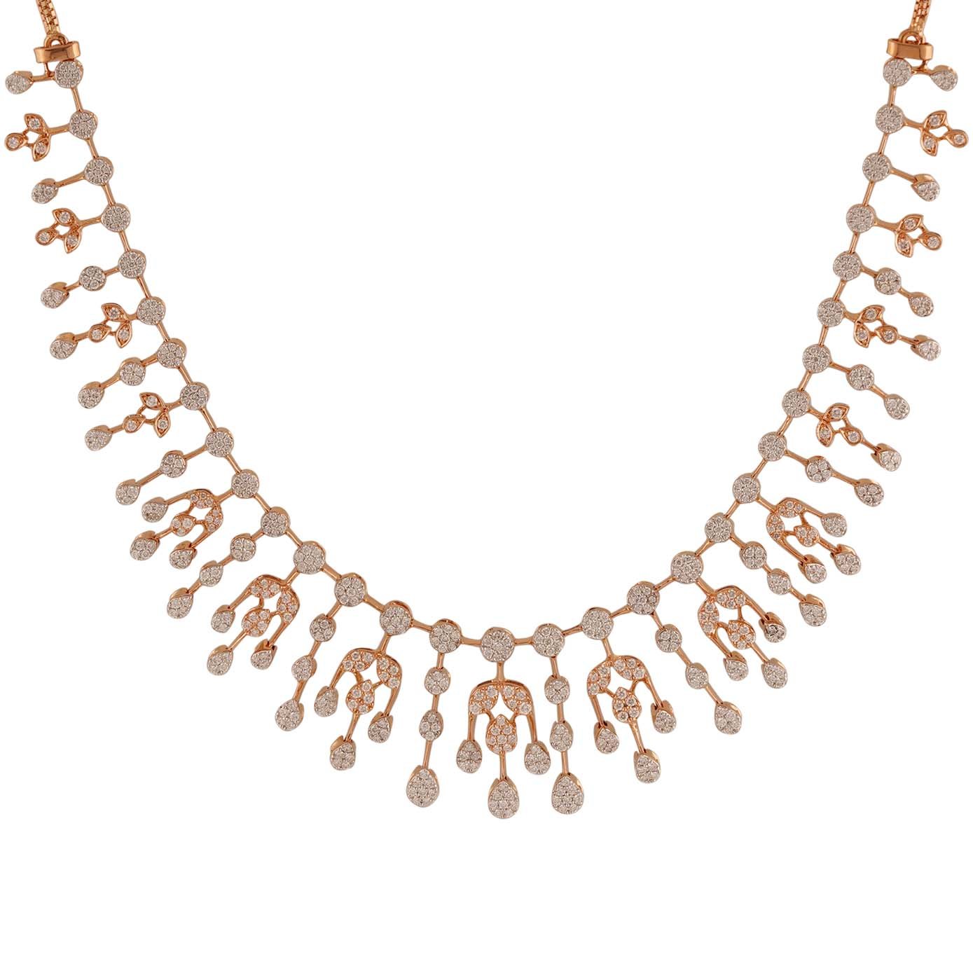 Diamond Necklace Openset 18kt