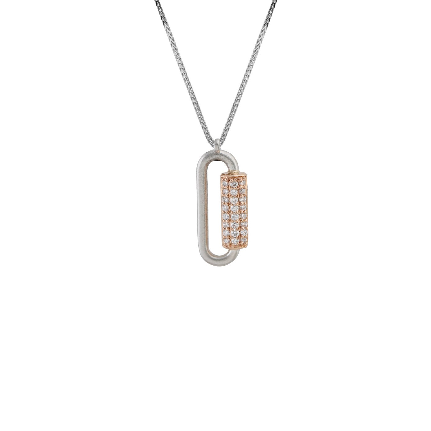 Platinum diamond Pendant with gold Platinum diamond Pendant with gold