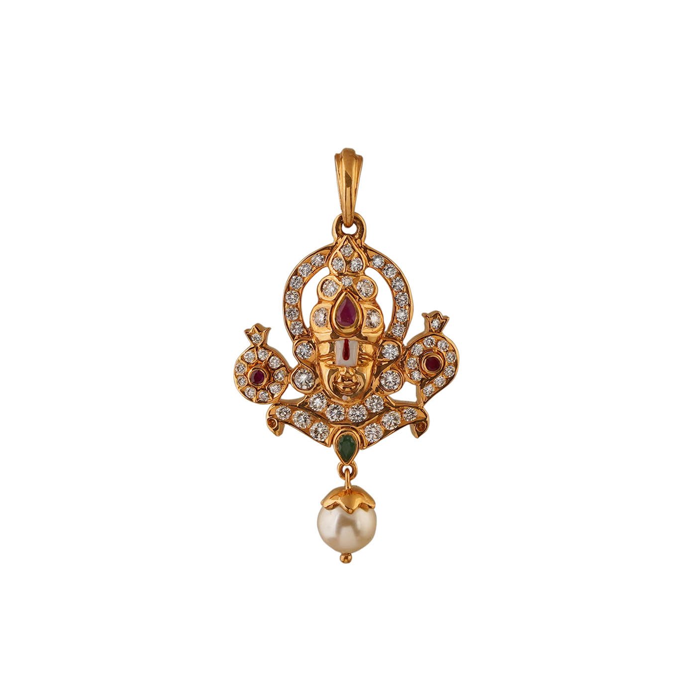 Diamond Pendant Close setting 22kt