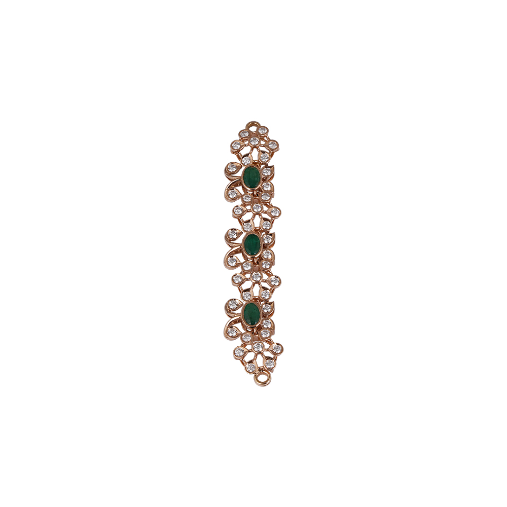 Diamond Mugappu Open Setting 18kt