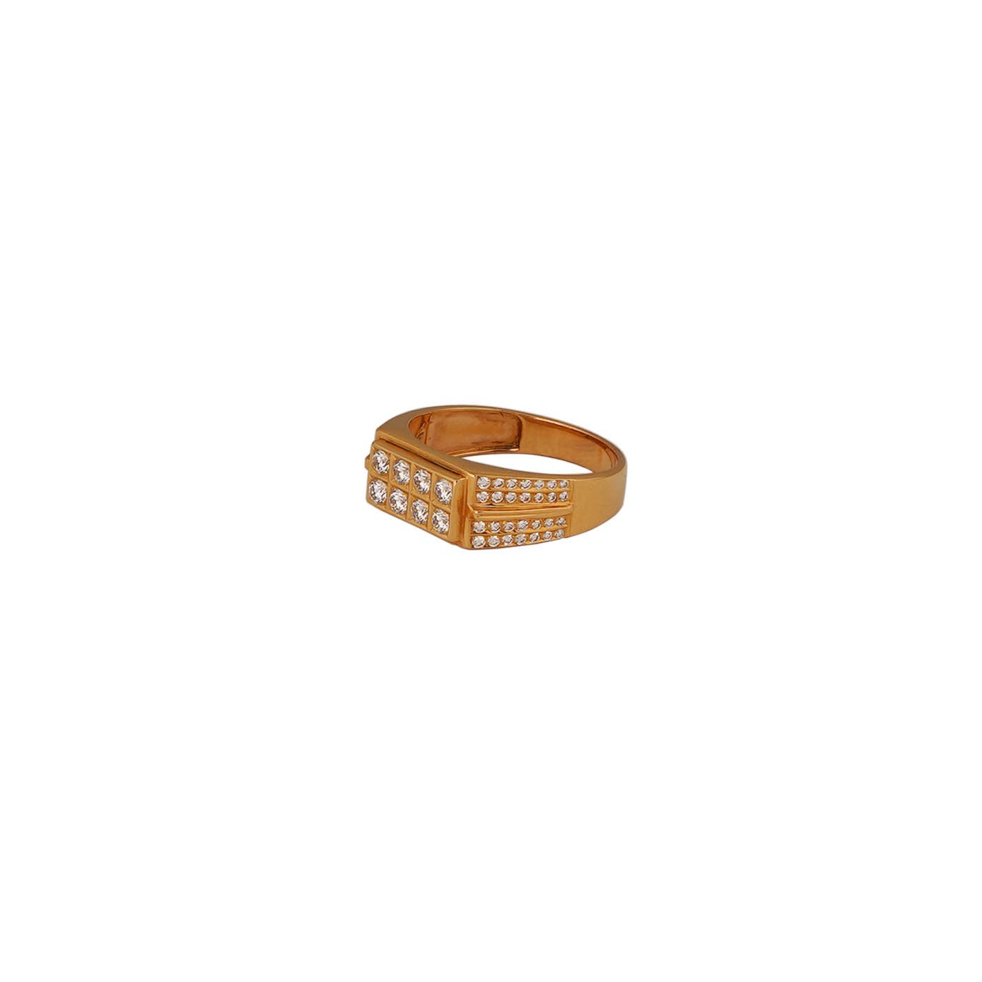 Diamond close setting ring 22kt