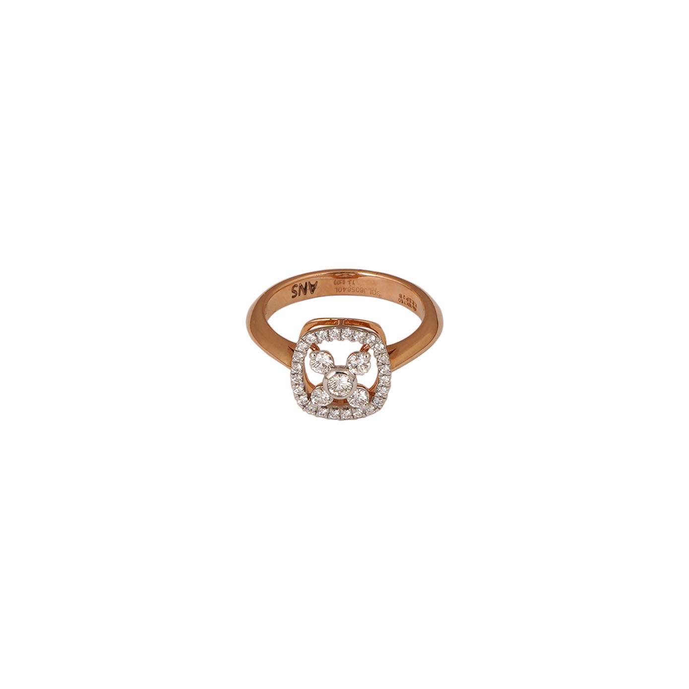 Diamond Ring Open Setting 18kt
