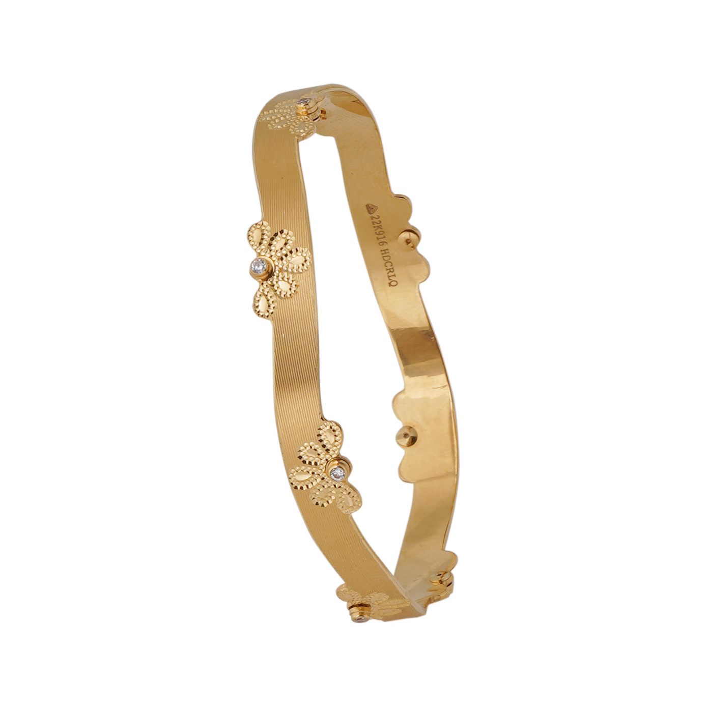 Laser Cut Designer Bangle Set of 2
