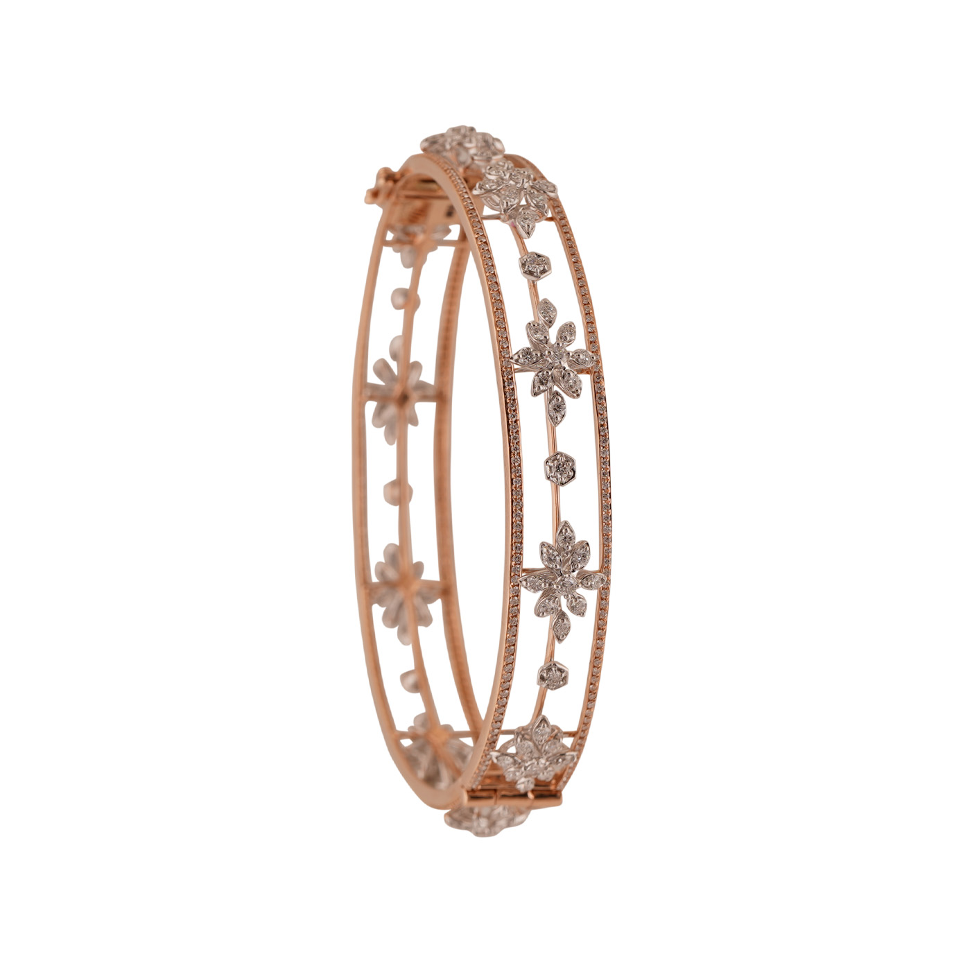 Diamond Bangle Open set 18kt