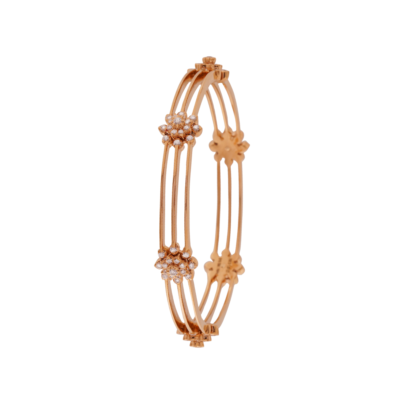 Diamond Bangle Close set 18kt
