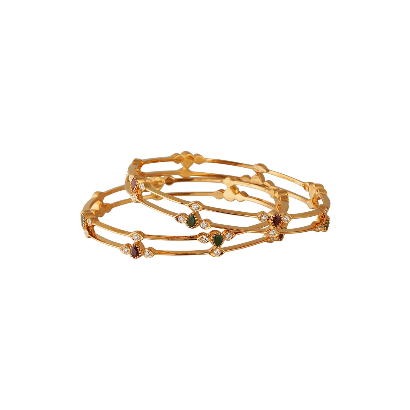Diamond Bangle Close setting 22kt