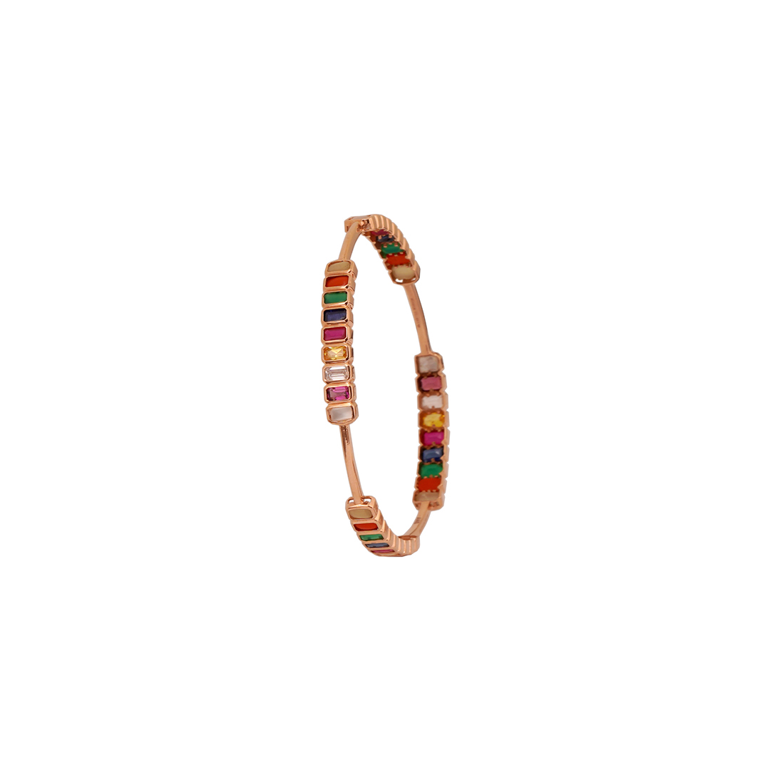 Navarathna 18kt Bangle