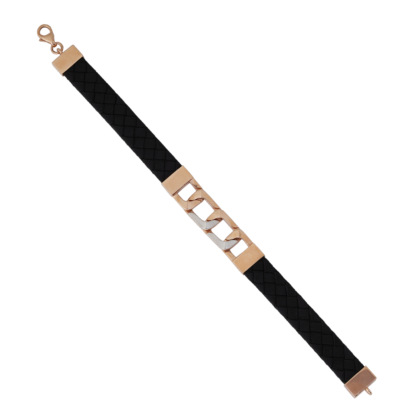 18 kt Rose Gold Plain Bracelet