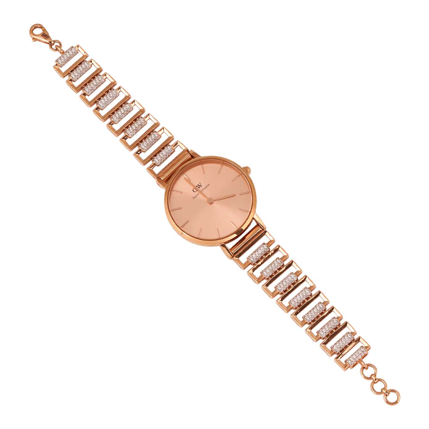 18kt Rose Gold Ladies Watch with Bracelet