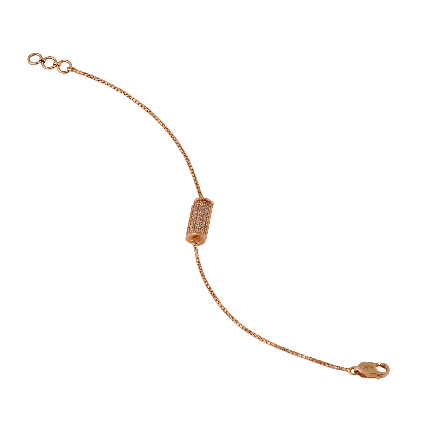 18kt Rose Gold Ladies Watch with Bracelet