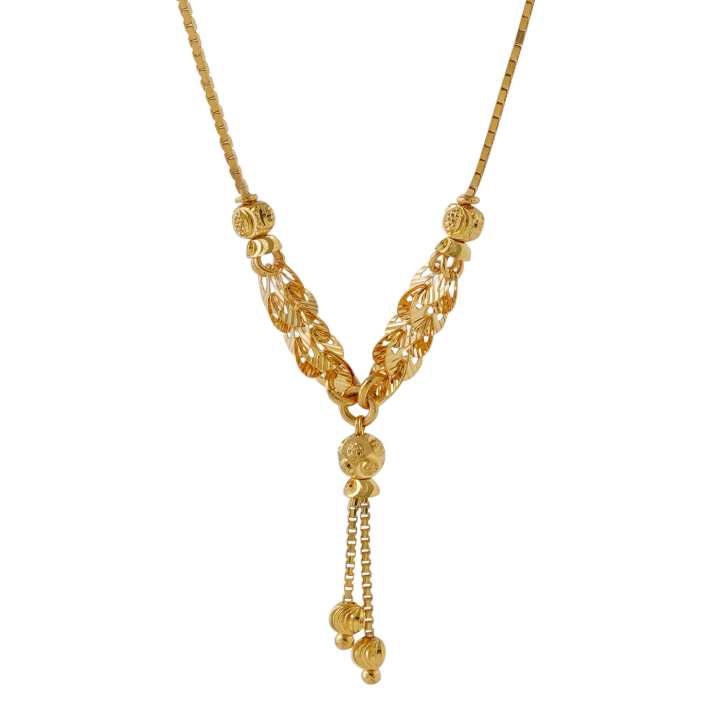 fancy DC ball necklace