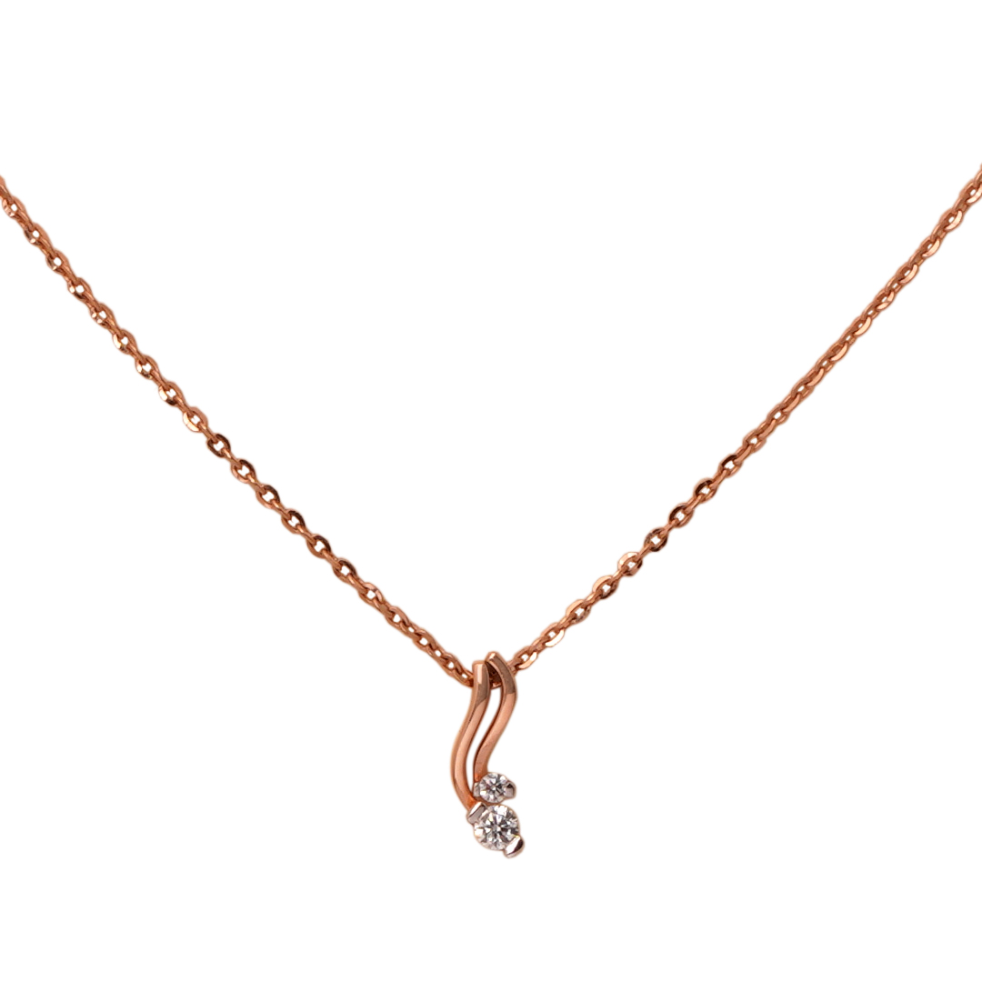 18kt Rose Gold Pendant Chain