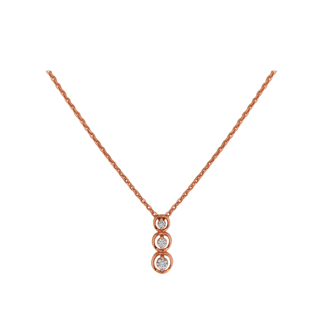 18kt Rose gold pendant Chain