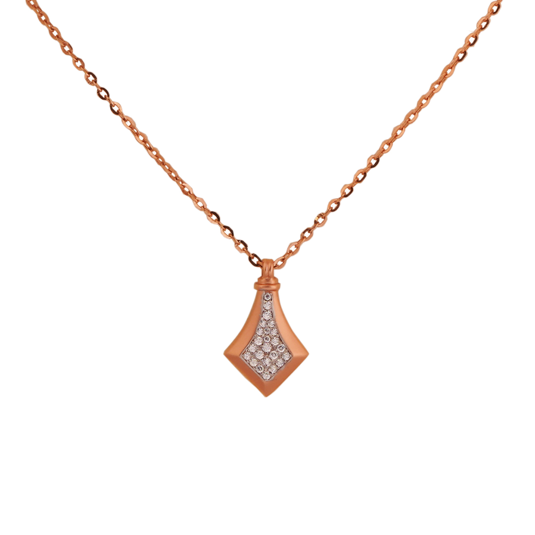 18kt rose gold pendant chain