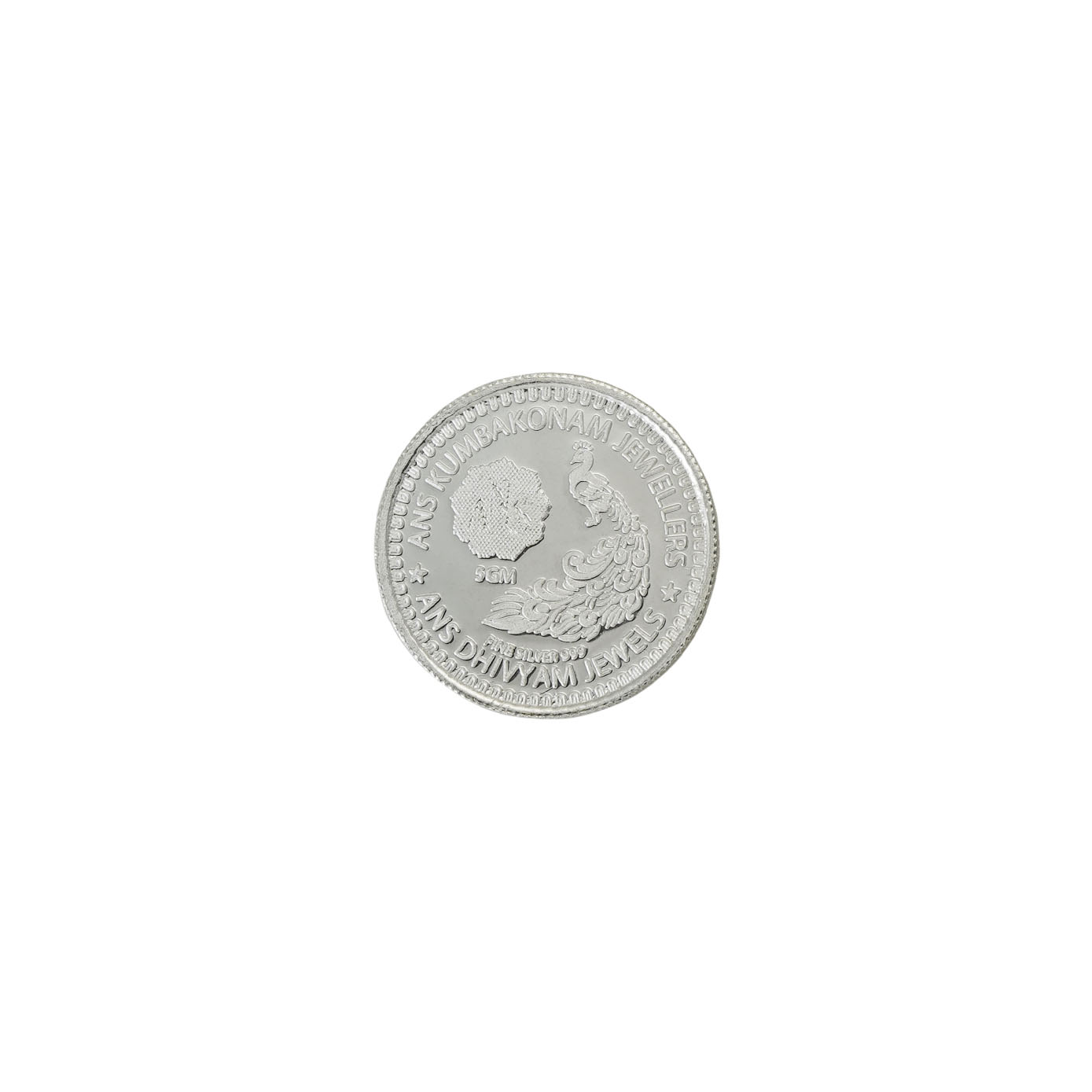 5 gm GANESHA SILVER COIN